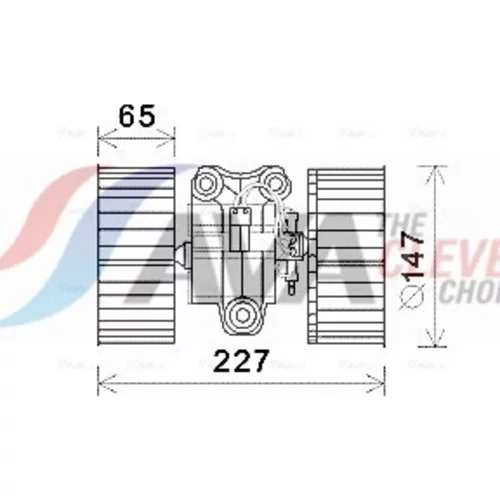 Vnútorný ventilátor AVA QUALITY COOLING BW8470