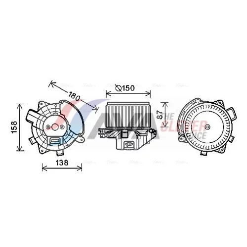 Vnútorný ventilátor AVA QUALITY COOLING FT8440