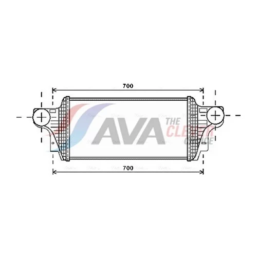 Chladič plniaceho vzduchu AVA QUALITY COOLING MSA4549