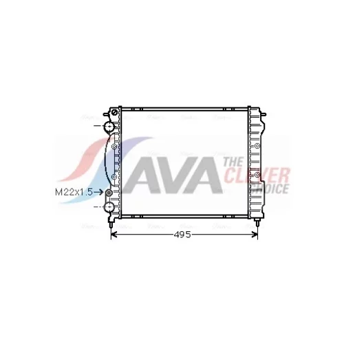 Chladič motora AVA QUALITY COOLING RTA2129