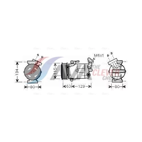 Kompresor klimatizácie AVA QUALITY COOLING RTAK384