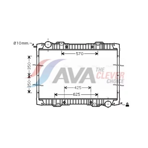 Chladič motora AVA QUALITY COOLING SC2020