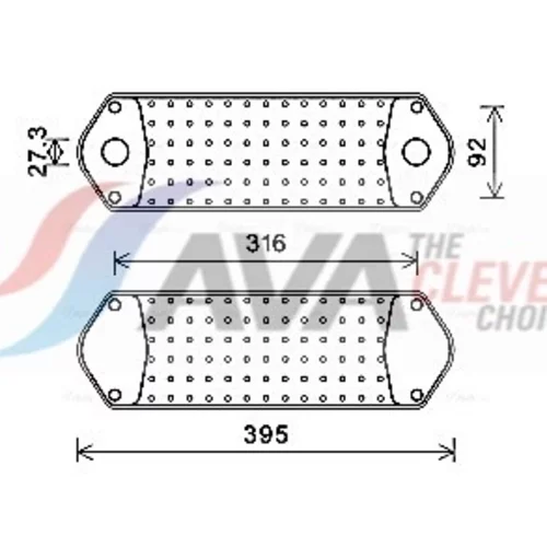 Chladič motorového oleja AVA QUALITY COOLING SC3044