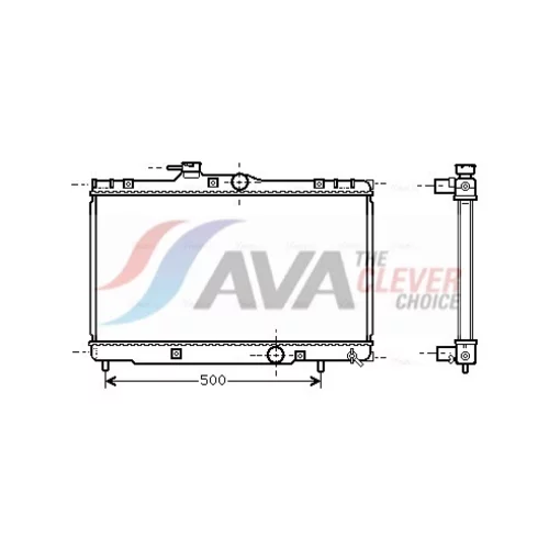 Chladič motora AVA QUALITY COOLING TO2273