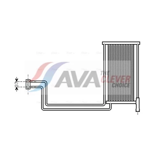 Chladič oleja automatickej prevodovky AVA QUALITY COOLING BW3368