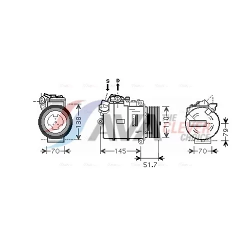 Kompresor klimatizácie AVA QUALITY COOLING BWAK329