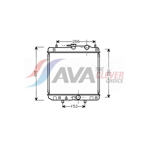 Chladič motora AVA QUALITY COOLING DU2035