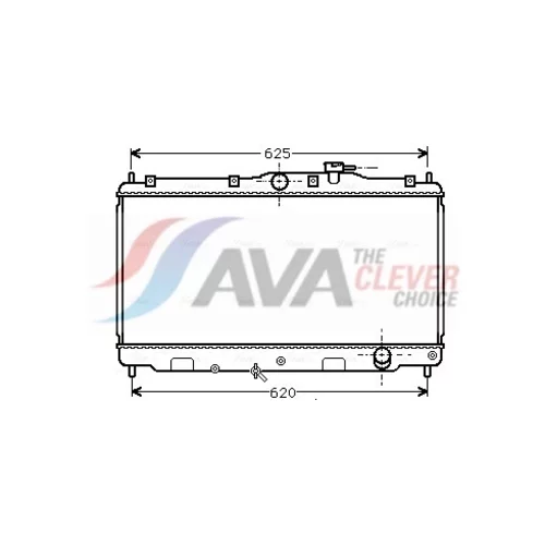 Chladič motora AVA QUALITY COOLING HD2016