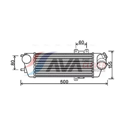 Chladič plniaceho vzduchu AVA QUALITY COOLING HYA4227