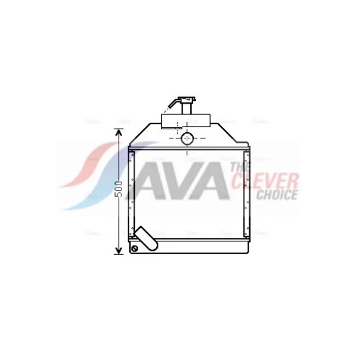 Chladič motora AVA QUALITY COOLING MF2022