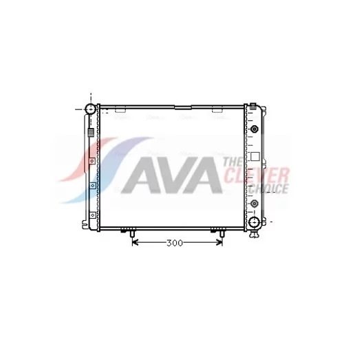 Chladič motora AVA QUALITY COOLING MS2068