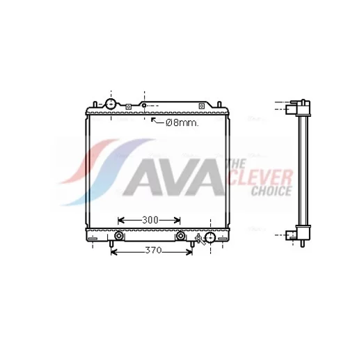 Chladič motora AVA QUALITY COOLING MT2159