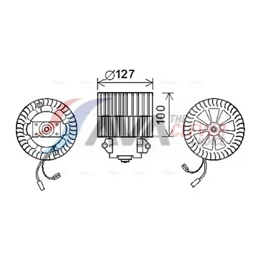 Vnútorný ventilátor AVA QUALITY COOLING OL8633