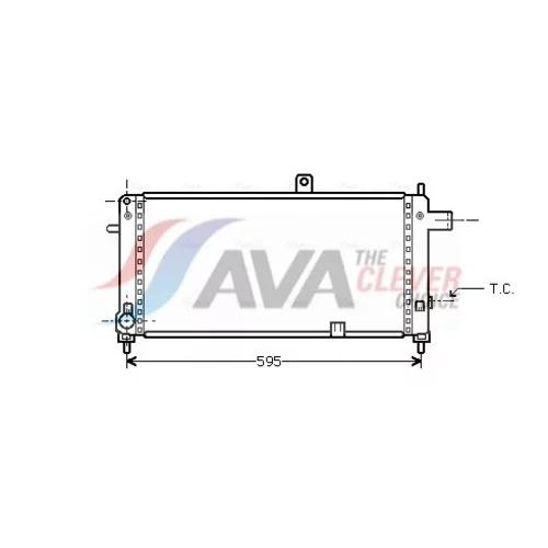 Chladič motora AVA QUALITY COOLING OLA2054