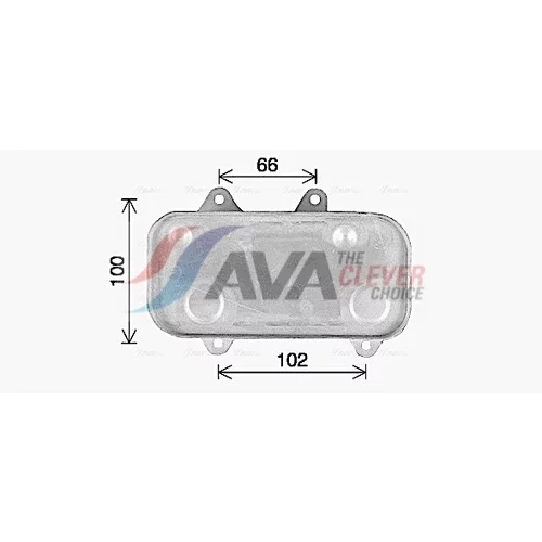 Chladič oleja automatickej prevodovky AVA QUALITY COOLING PR3097