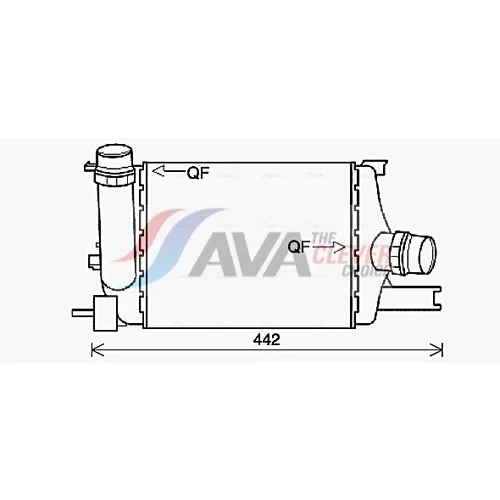 Chladič plniaceho vzduchu AVA QUALITY COOLING RTA4602