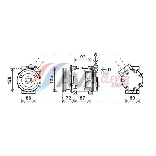 Kompresor klimatizácie AVA QUALITY COOLING RTAK479