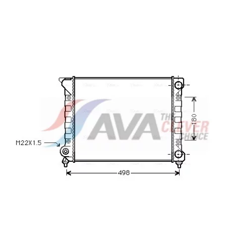 Chladič motora AVA QUALITY COOLING VN2070