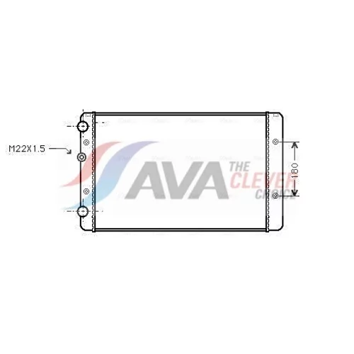 Chladič motora AVA QUALITY COOLING VNA2027