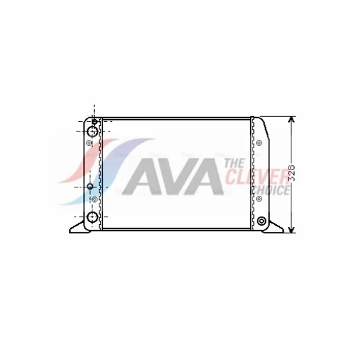 Chladič motora AVA QUALITY COOLING AIA2028