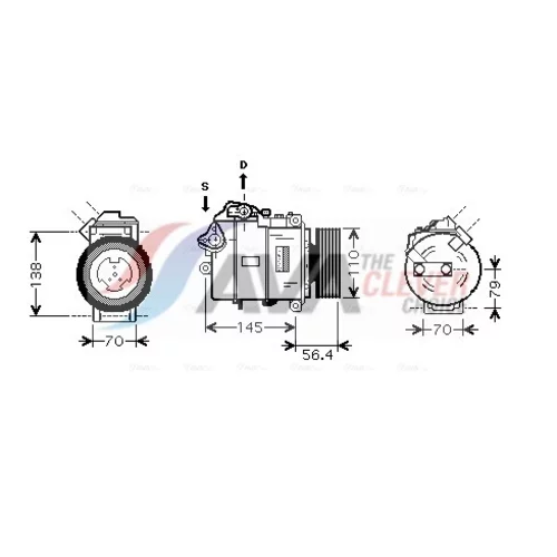 Kompresor klimatizácie AVA QUALITY COOLING BWAK330