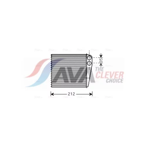 Výmenník tepla vnútorného kúrenia AVA QUALITY COOLING DNA6256