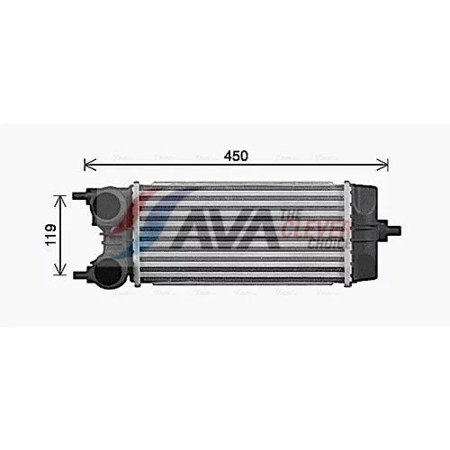 Chladič plniaceho vzduchu AVA QUALITY COOLING FD4688 - obr. 1