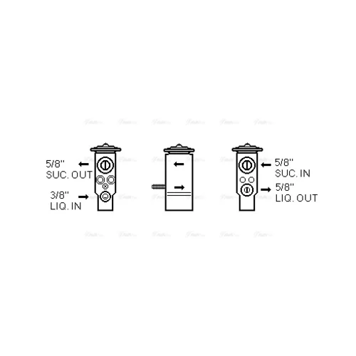 Expanzný ventil klimatizácie AVA QUALITY COOLING FE1005