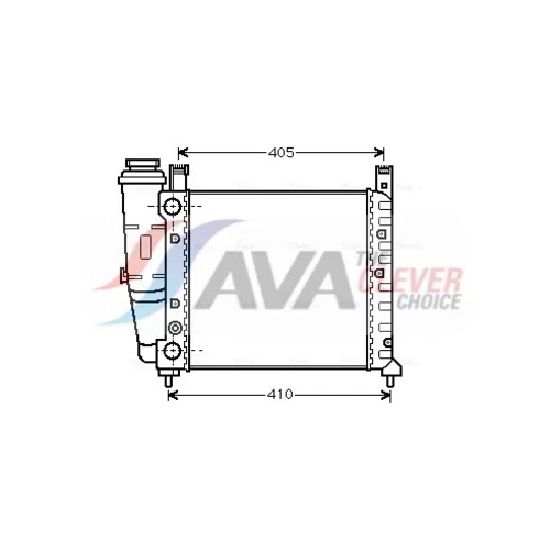 Chladič motora AVA QUALITY COOLING FT2076