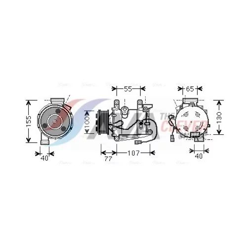 Kompresor klimatizácie AVA QUALITY COOLING HDK232