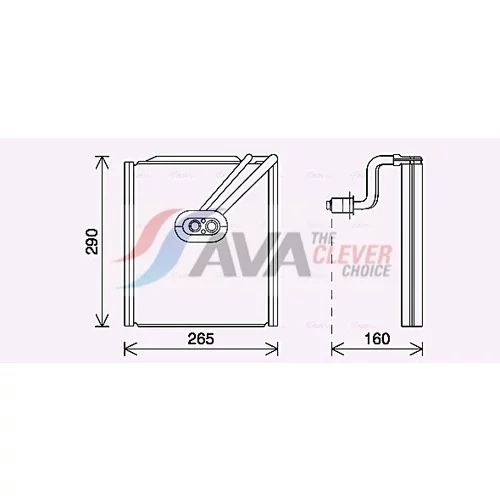 Výparník klimatizácie AVA QUALITY COOLING KAV294