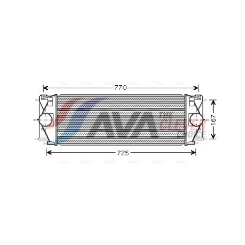 Chladič plniaceho vzduchu AVA QUALITY COOLING MS4396