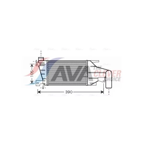 Chladič plniaceho vzduchu AVA QUALITY COOLING OLA4417