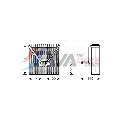 Výparník klimatizácie AVA QUALITY COOLING SAV011