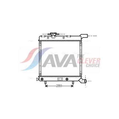 Chladič motora AVA QUALITY COOLING CR2003