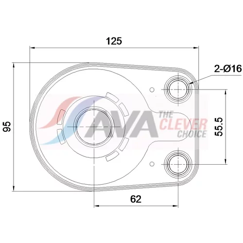 Chladič motorového oleja AVA QUALITY COOLING CR3150