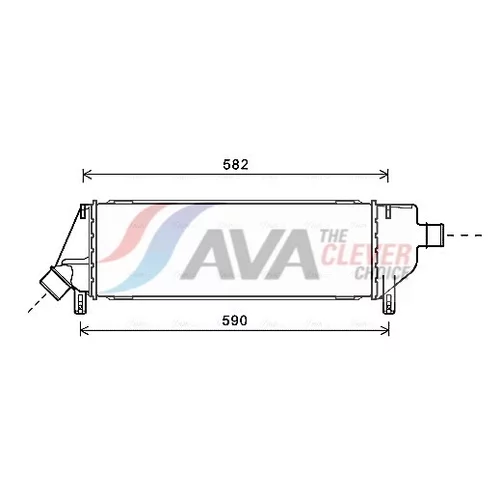 Chladič plniaceho vzduchu AVA QUALITY COOLING DNA4360