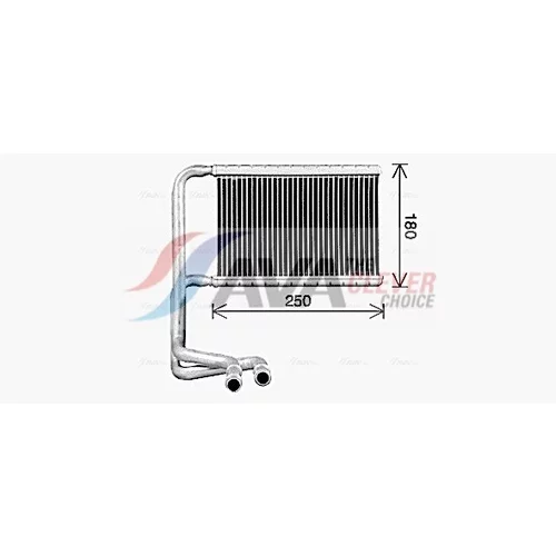 Výmenník tepla vnútorného kúrenia AVA QUALITY COOLING FD6693 - obr. 1