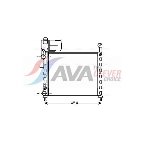 Chladič motora AVA QUALITY COOLING FT2100