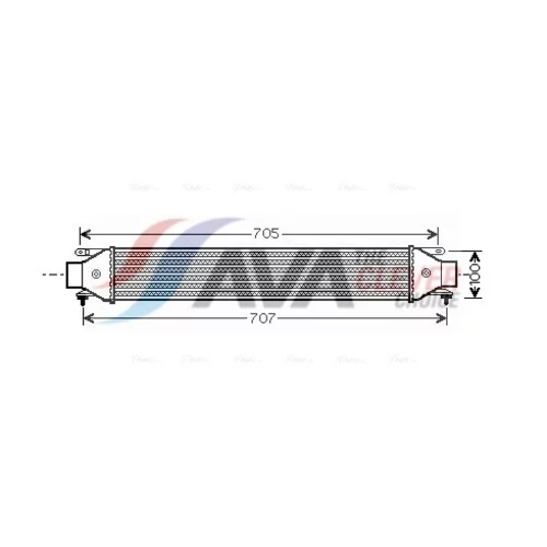 Chladič plniaceho vzduchu AVA QUALITY COOLING FT4392