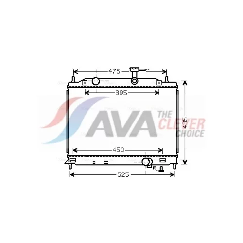 Chladič motora AVA QUALITY COOLING HY2170