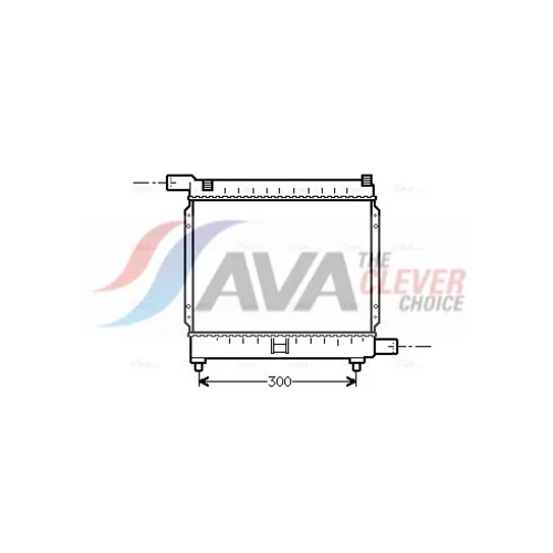 Chladič motora AVA QUALITY COOLING MS2039