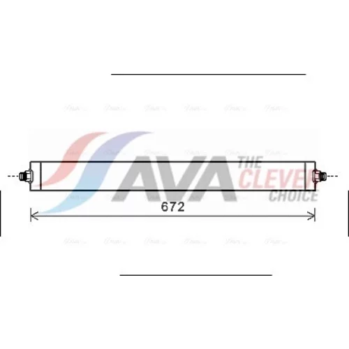 Chladič oleja automatickej prevodovky AVA QUALITY COOLING MS3531