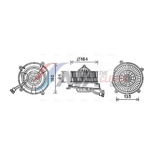 Vnútorný ventilátor AVA QUALITY COOLING MS8674