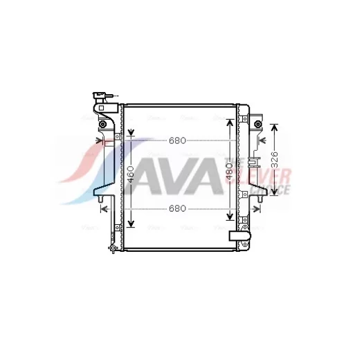 Chladič motora AVA QUALITY COOLING MT2203