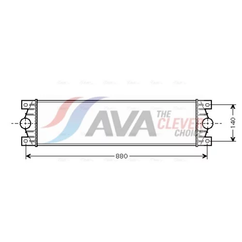 Chladič plniaceho vzduchu AVA QUALITY COOLING RTA4359