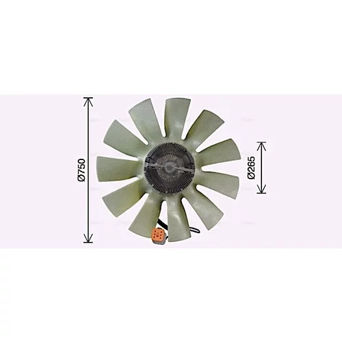 Spojka ventilátora chladenia AVA QUALITY COOLING SCF058