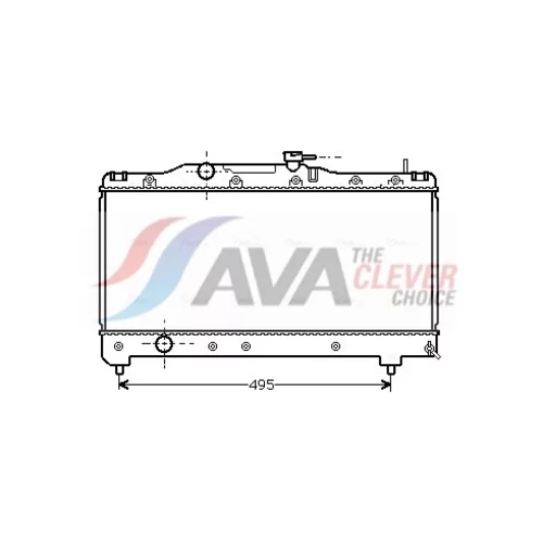 Chladič motora AVA QUALITY COOLING TO2141