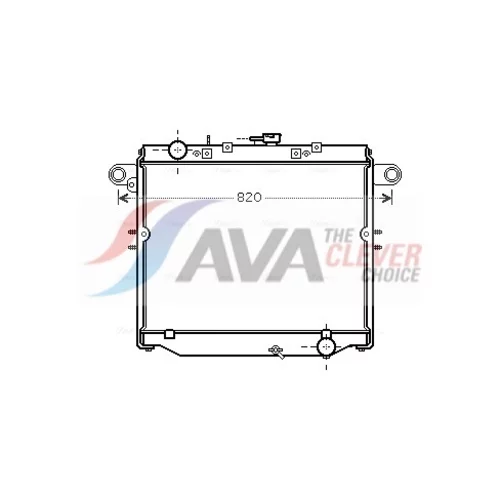 Chladič motora AVA QUALITY COOLING TOA2379