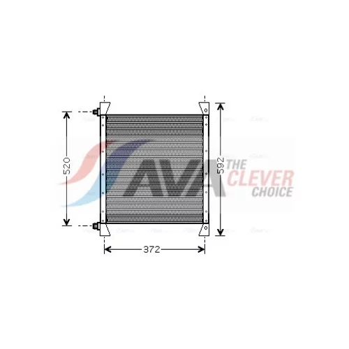 Kondenzátor klimatizácie AVA QUALITY COOLING VL5029